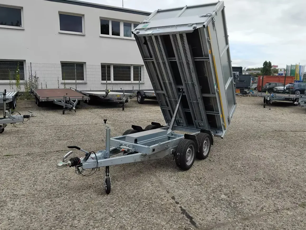 Eduard Rückwärtskipper 2700 kg gebraucht mit Bordwandaufsatz