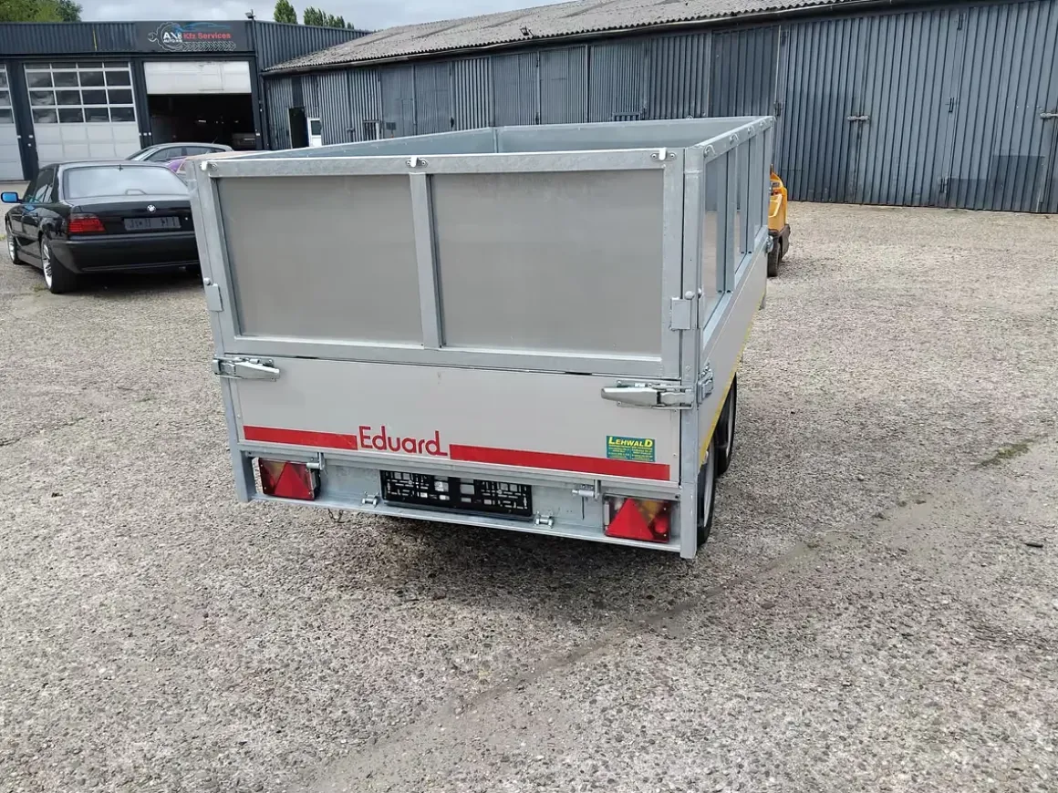 Eduard Rückwärtskipper 2700 kg gebraucht mit Bordwandaufsatz