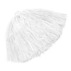Einfarbige Pom Pom, weiß