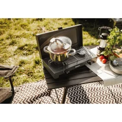 Enders Canberra Campingkocher –  2-flammiger Gaskocher für Outdoor & Camping