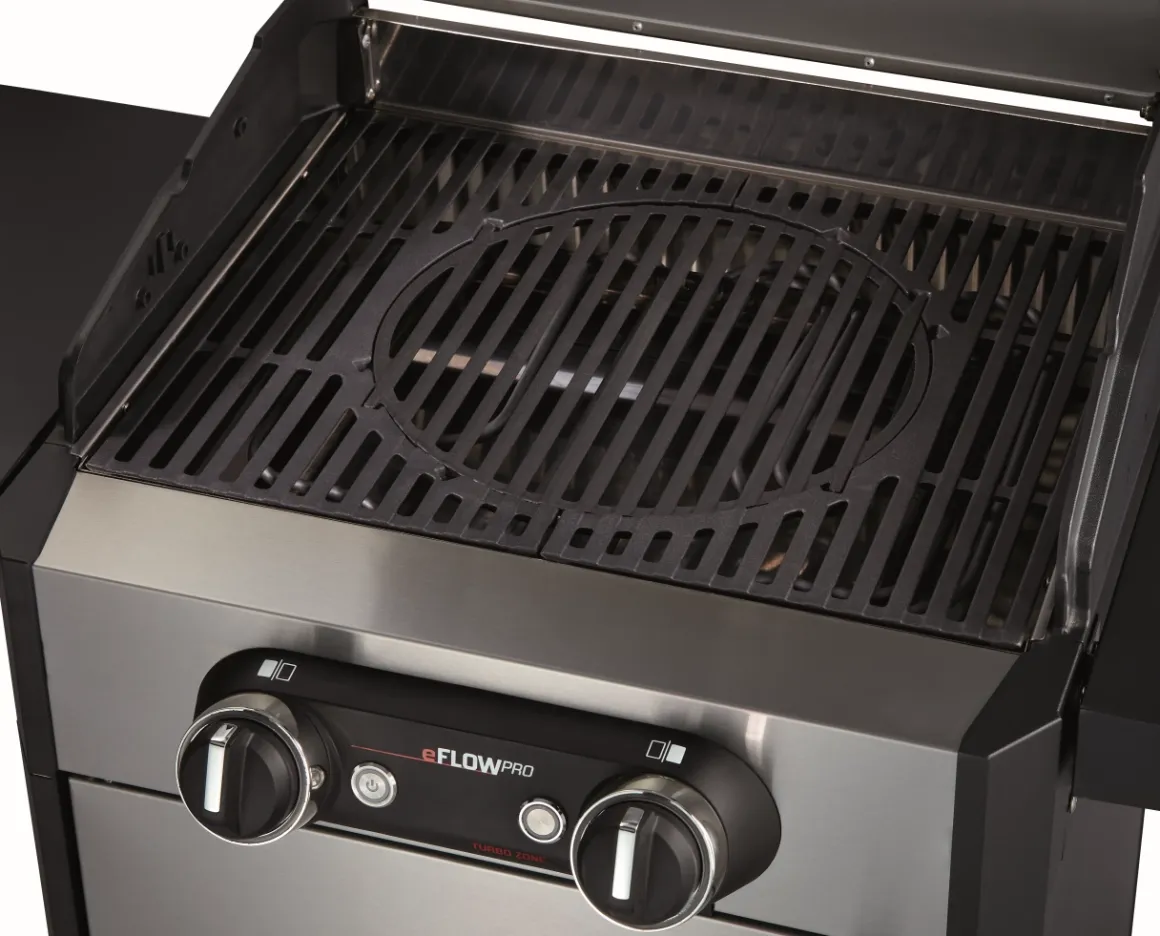 Enders eFlow Pro 2 Turbo Elektrogrill mit Turbo Zone, Switch Grid & Unterschrank