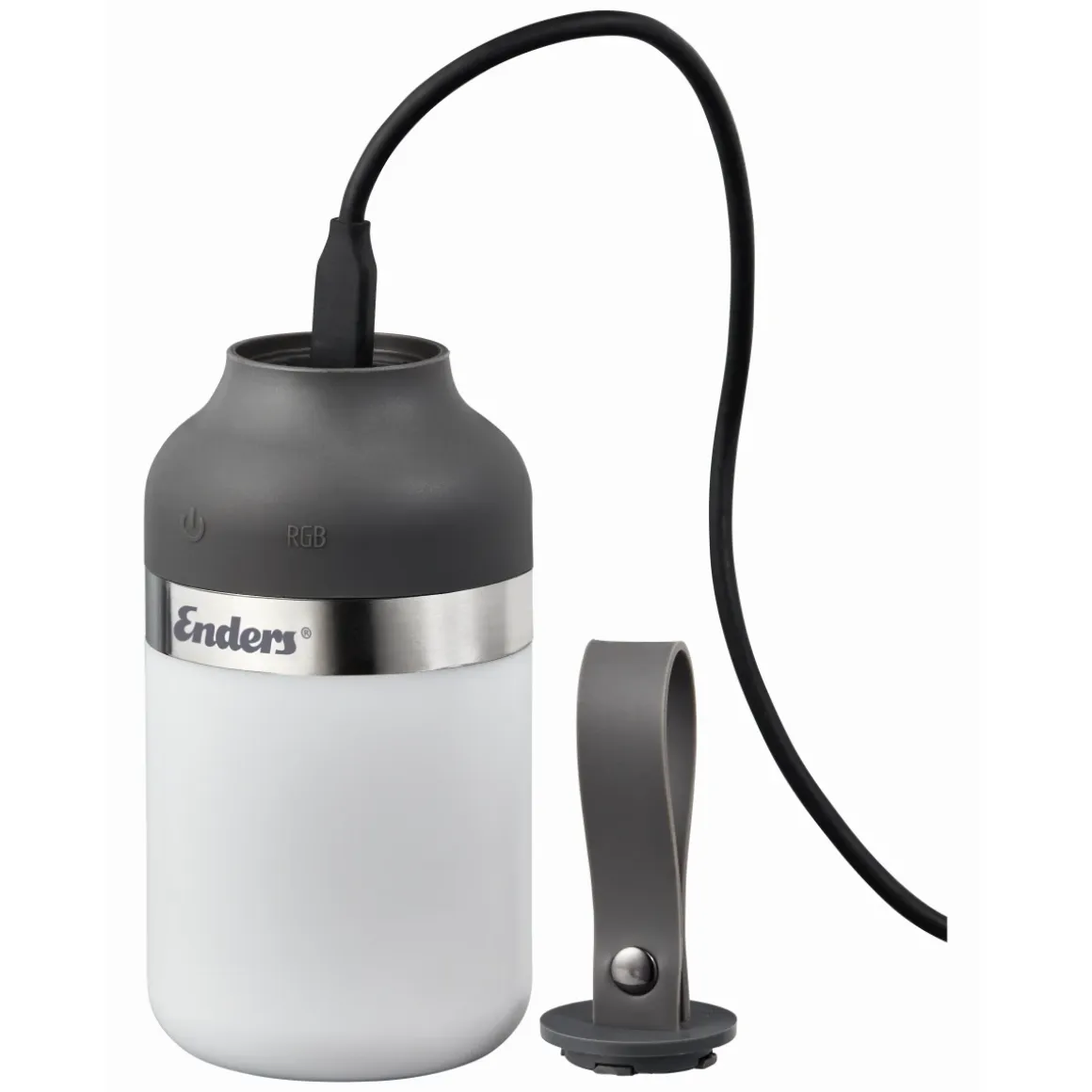 Enders LUVO – wiederaufladbare LED-Campingleuchte mit RGB-Farben, 100 lm