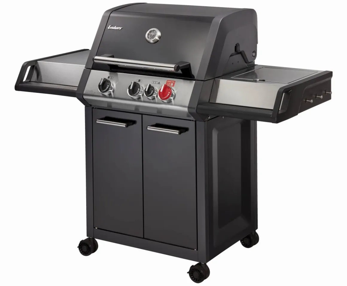 Enders Monroe Black Pro 3 K Turbo Gasgrill
