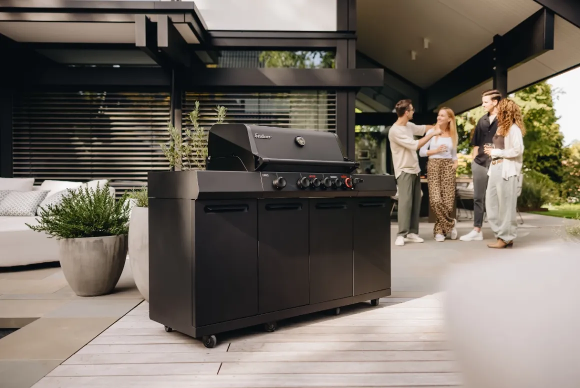 Enders Uniq 4 IK Kitchen Cruster Shadow Außenküche