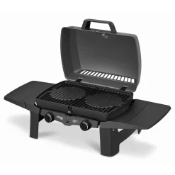 Enders Urban II Pro Camping-Gasgrill -  2-Brenner, Tischgerät, direkt & indirekt grillen
