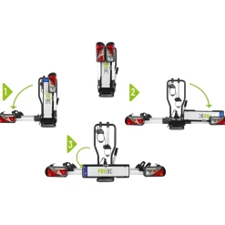 EUFAB ProBC2+ Fahrradträger  für Vans und große Heckklappen, erweiterbar