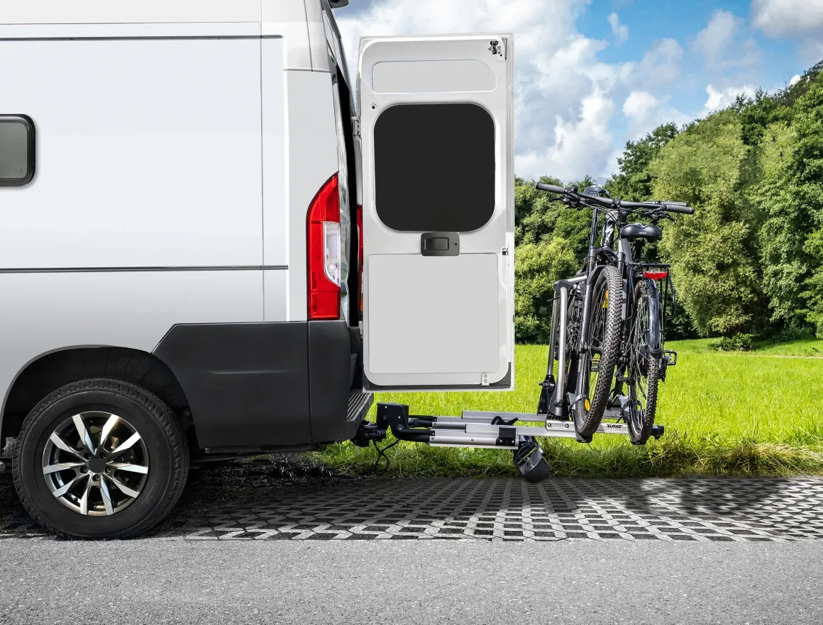Eufab SD260 ausziehbar 2 Räder für Wohnmobile und Kastenfahrzeuge mit Flügeltüren