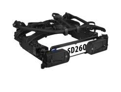 Eufab SD260 black ausziehbar 2 Räder für Wohnmobile und Kastenfahrzeuge mit Flügeltüren