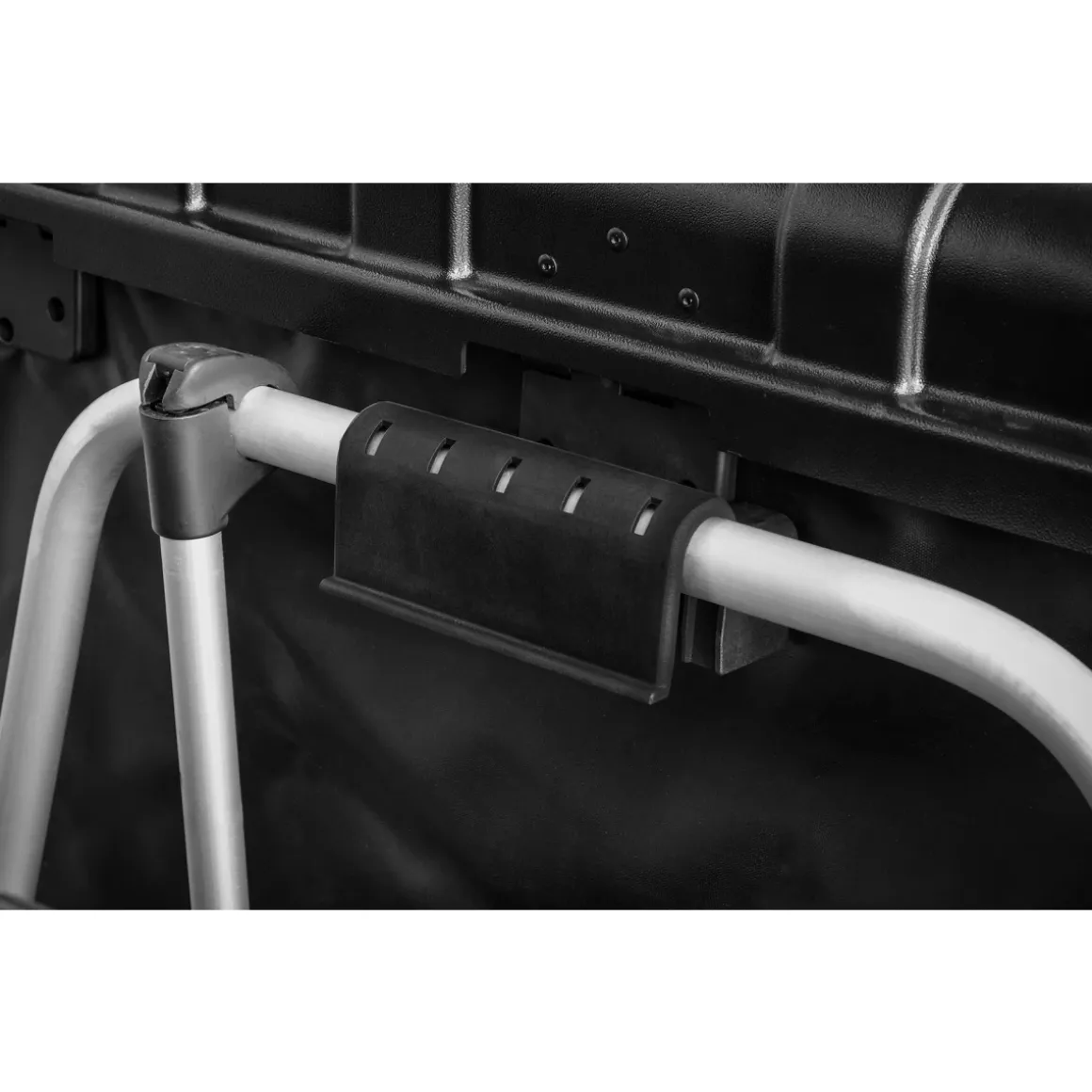Eufab Transportbox 350 L für Fahrradträger - zusammenklappbar & abschließbar