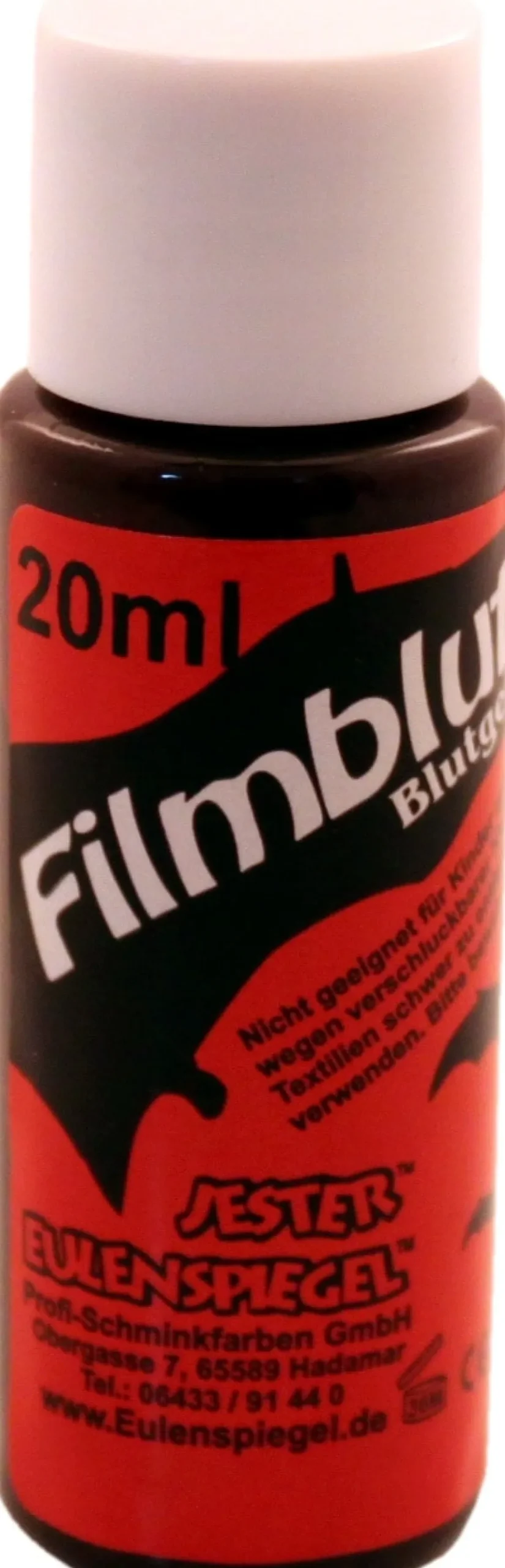 Eulenspiegel Kunstblut 20 ml - realistische Effekte für Halloween & Kostüme