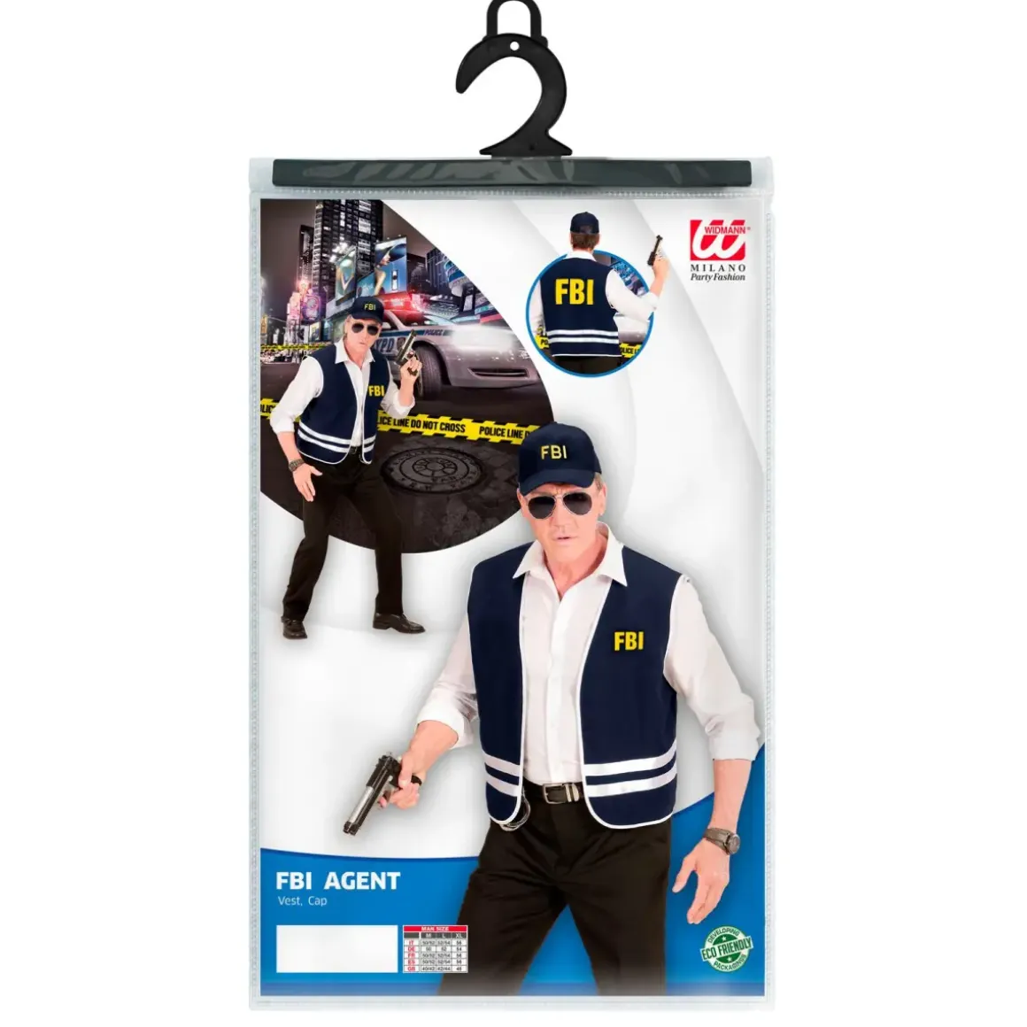 "FBI Agent" Kostüm für Herren Größe: XL