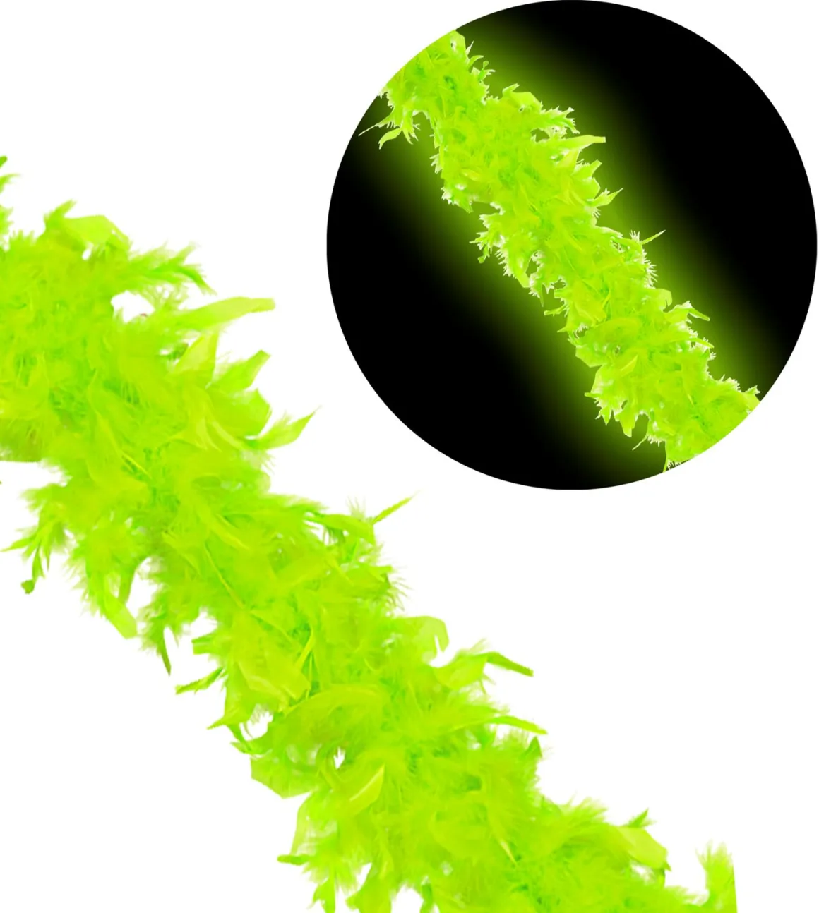 Federboa, Neon grün Länge:180 cm