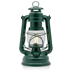 Feuerhand Baby Special 276 LED - Sturmlaterne im Retro-Design Moss Green