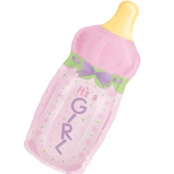 Folienballon: It*s a Girl Babyflasche