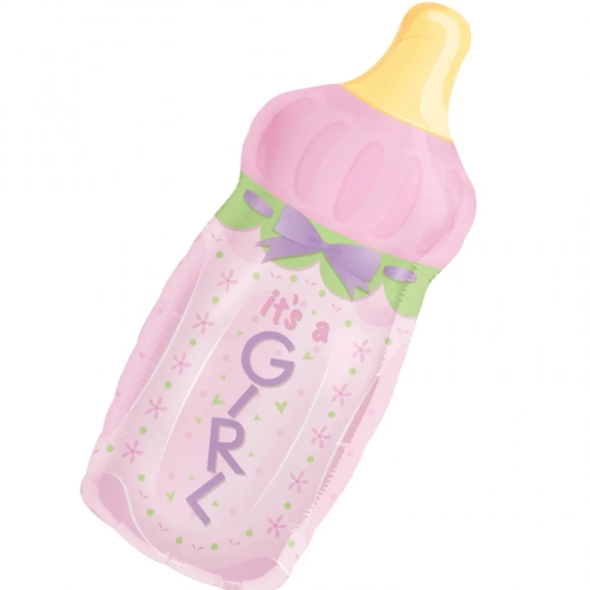 Folienballon: It*s a Girl Babyflasche