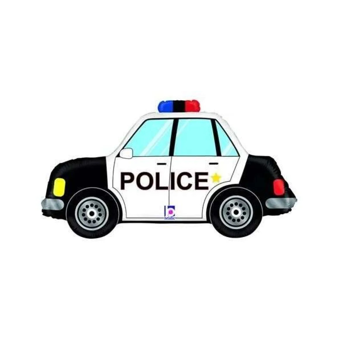 Folienballon: Polizei Auto Größe: 86 cm
