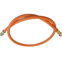 Gasschlauch, PVC, 1/4 x 8mm, 100 cm  mit Überwurfmutter G 1/4 Linksgewinde und RVS 8mm