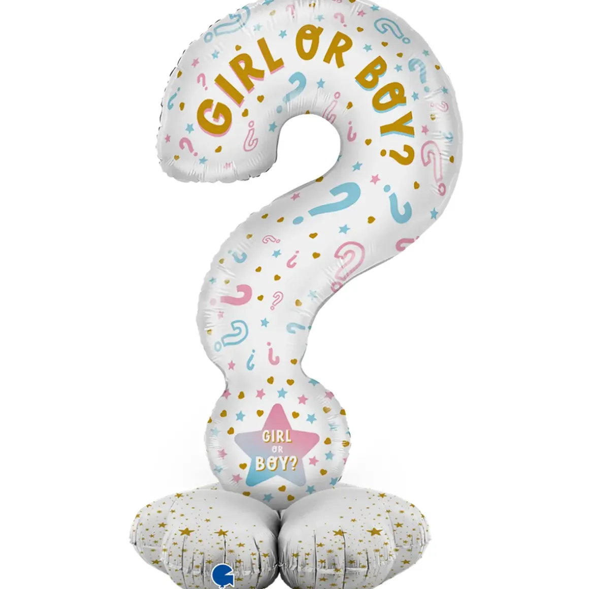Gender Reveal Folienballon – Nur für Luftfüllung, perfekte Überraschung
