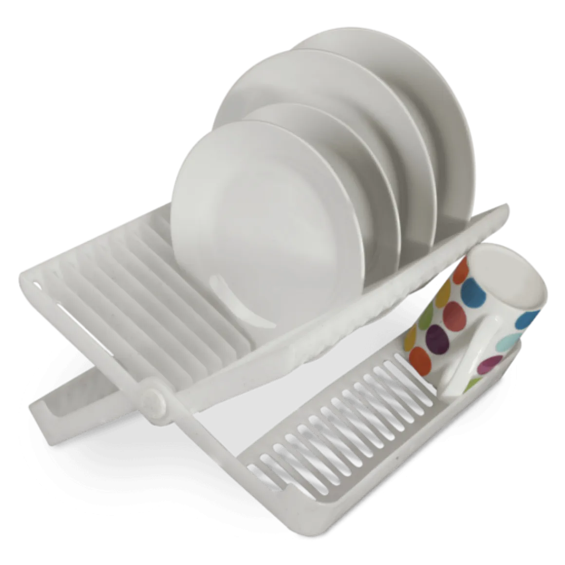 Geschirr-Abtropfer klappbar 32 x 29,5 x 15,5 cm