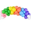 Girlande: Ballons Regenbogen  / 1Pak. 60 Stk.