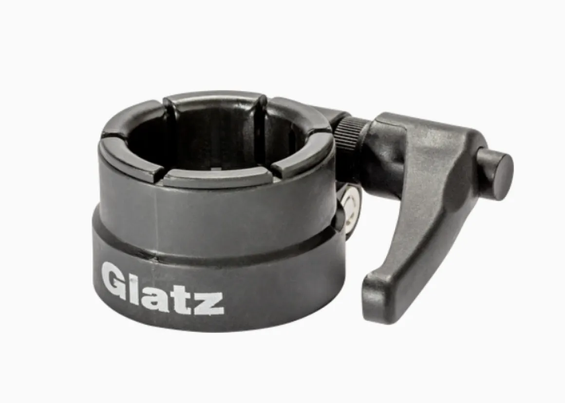 Glatz Sockelrohrklemme kpl. Ø48*55mm schwarz Sunwing Casa - Forterro