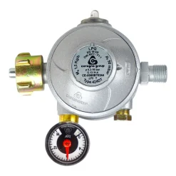 Haushalts-Gasdruckregler 50 mbar für Innenräume Druckminderer für Propan-Gasflaschen