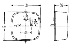 HELLA 2SE 002 578-701  Rückleuchte