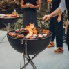 Höfats Bowl 70 Feuerschale Plancha-Grillset  mit Dreibein