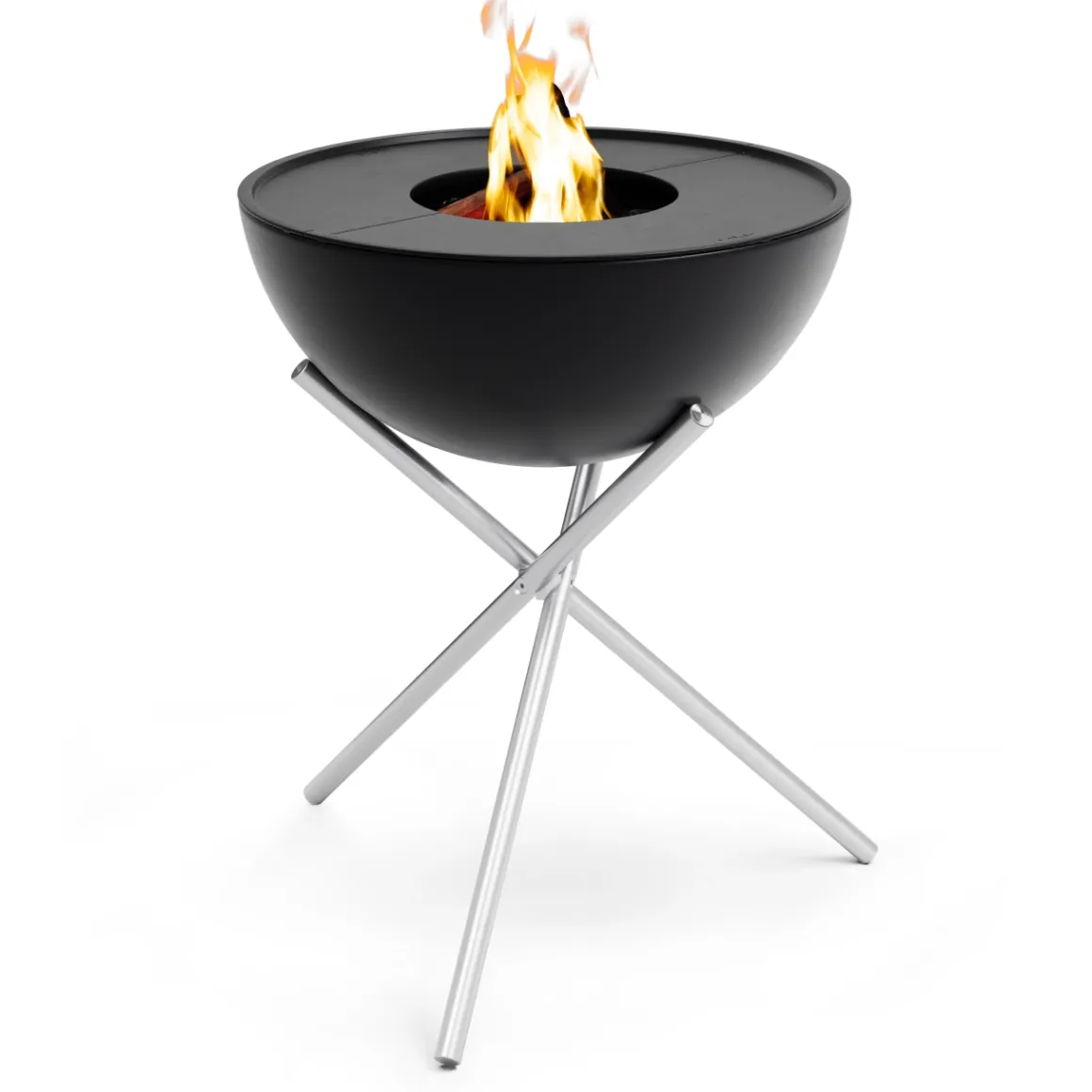 Höfats Bowl 70 Feuerschale Plancha-Grillset mit Dreibein