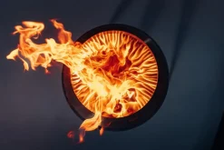 Höfats Moon 45 Feuerschale mit hohem Fuß