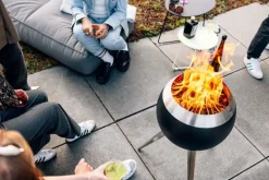 Höfats Moon 45 Feuerschale mit hohem Fuß