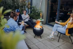 Höfats Moon 45 Feuerschale mit niedrigem Fuß