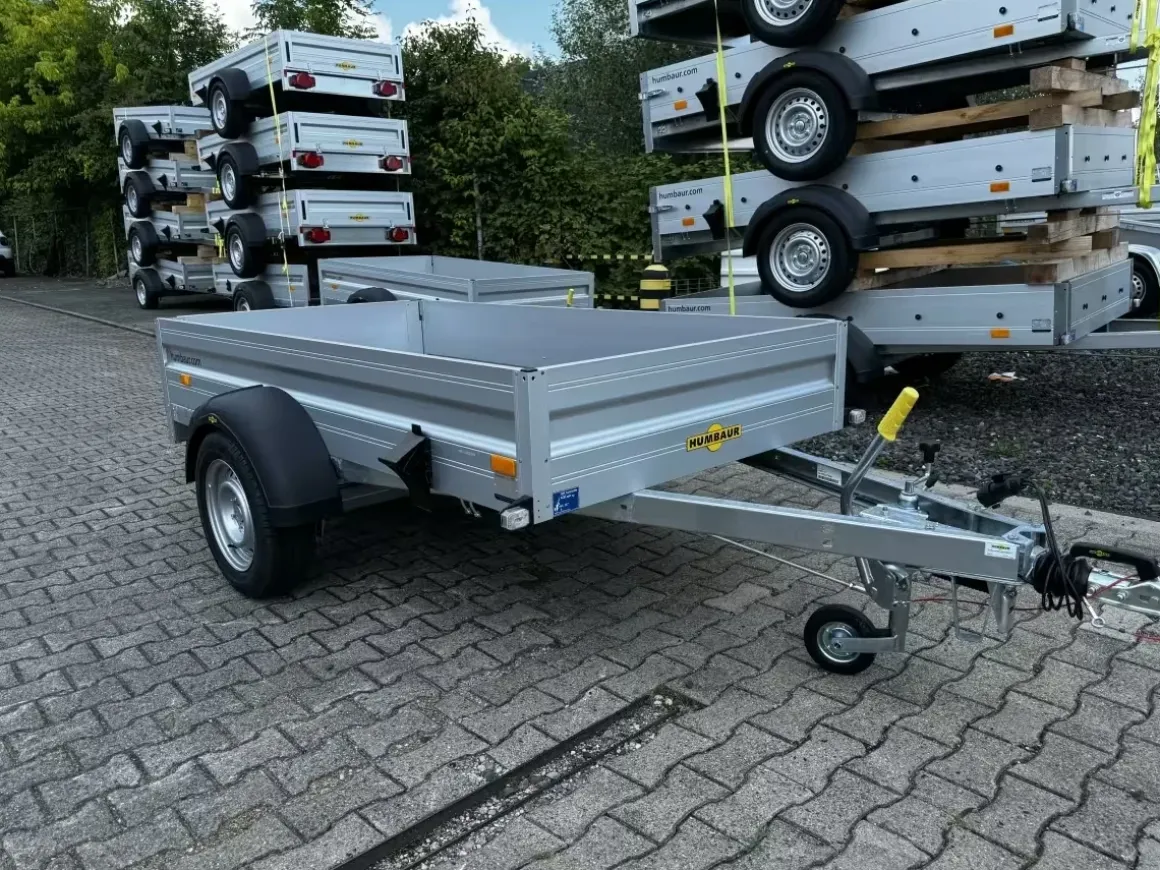 Humbaur Anhänger 1300 kg gebremst Alu HA132513FS ohne Vorderwandklappe