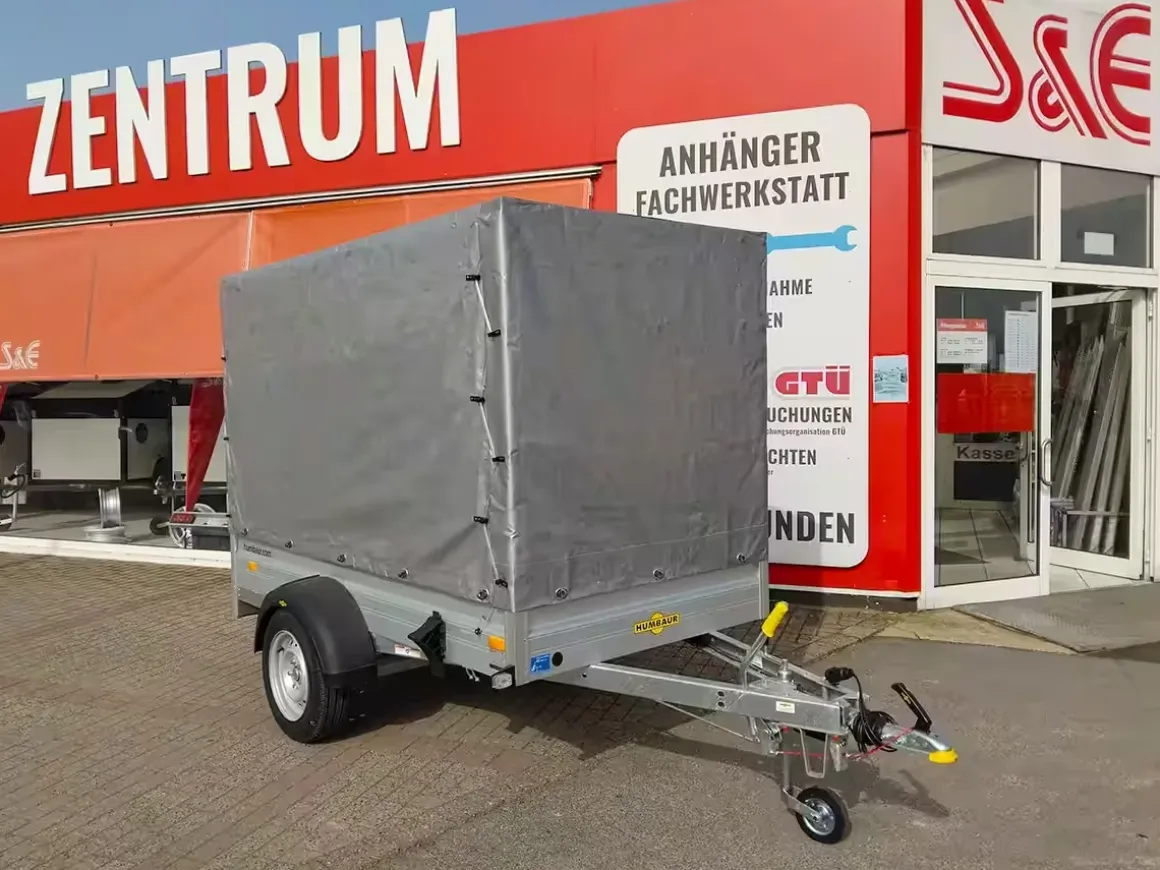 Humbaur HA132513FS Planenanhänger 1600 mm Ladehöhe 1300 kg gebremst Alu