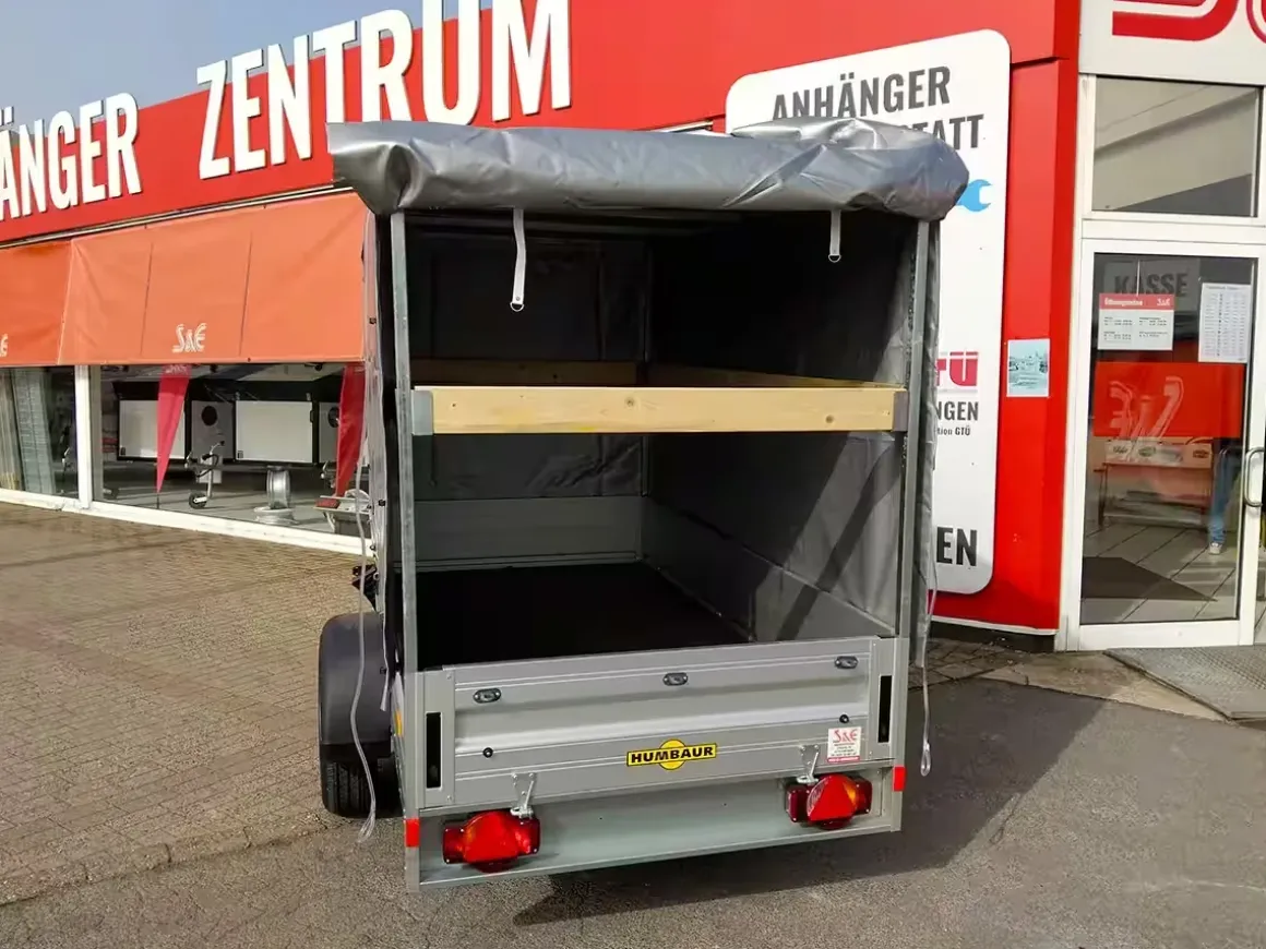 Humbaur HA132513FS Planenanhänger 1600 mm Ladehöhe 1300 kg gebremst Alu