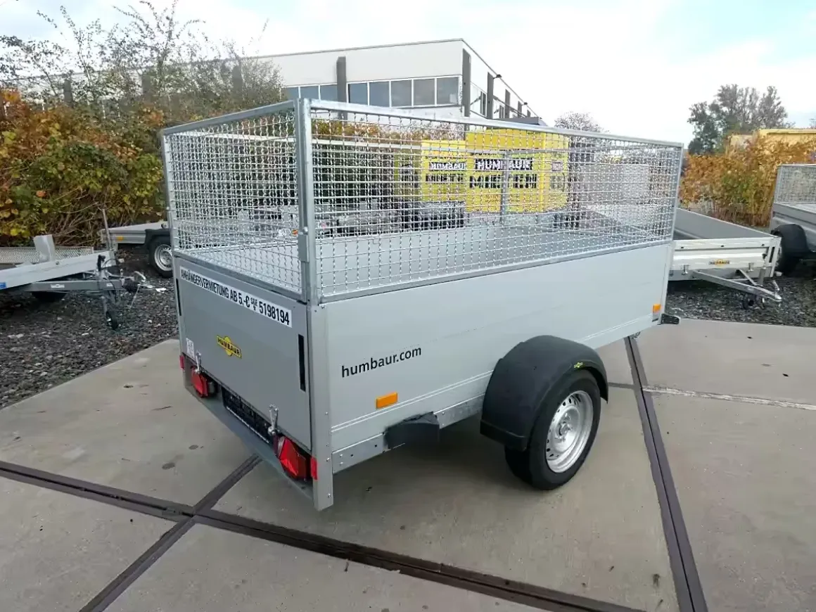 Humbaur HA132513 1.300 kg, LH 1.100 mm mit Gitteraufsatz