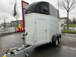 Humbaur Pferdeanhänger Single Alu 1600 kg mit Sattelkammer