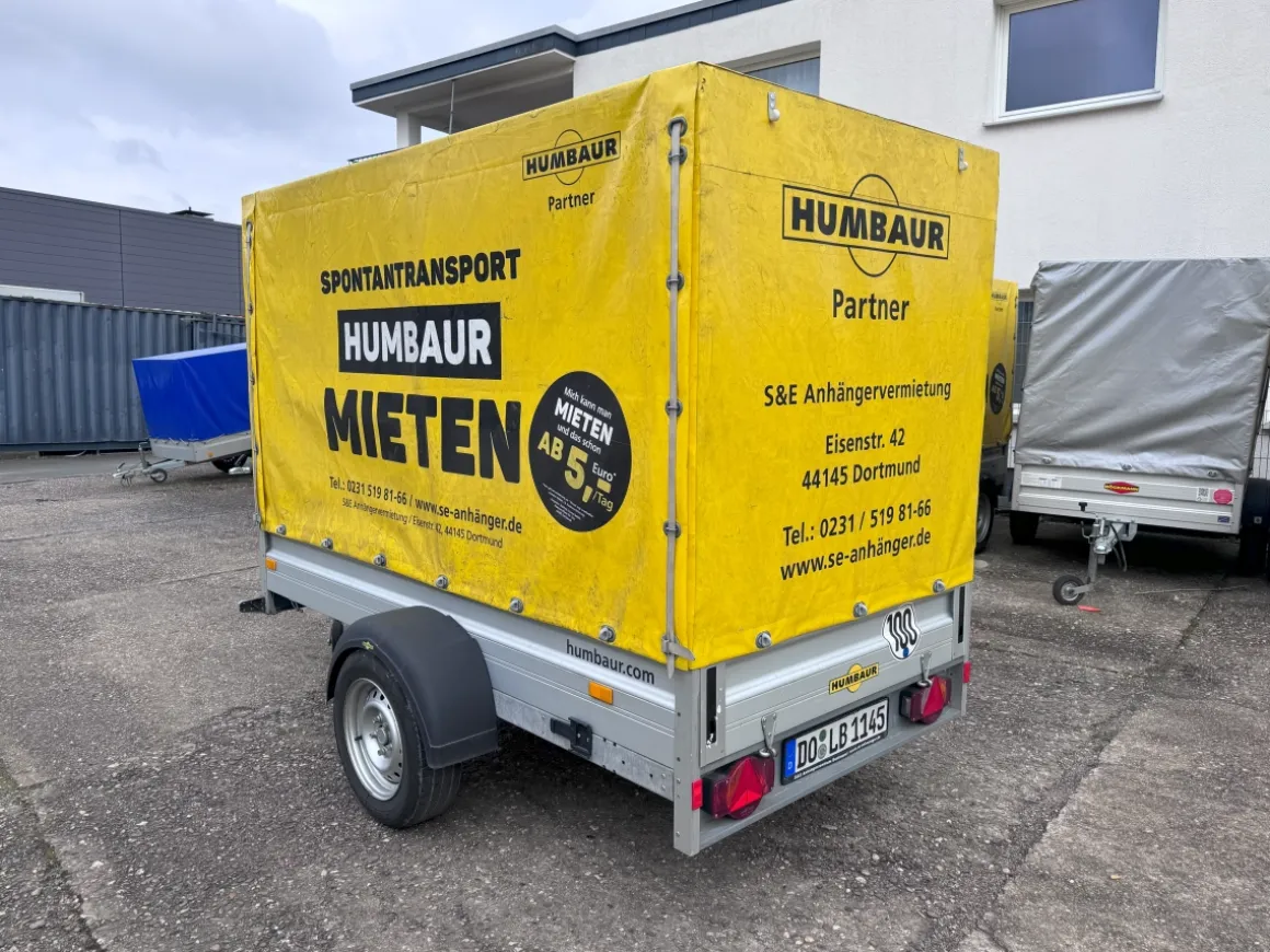 Humbaur Planenanhänger 1,6m HA132513 Sonderpreis!