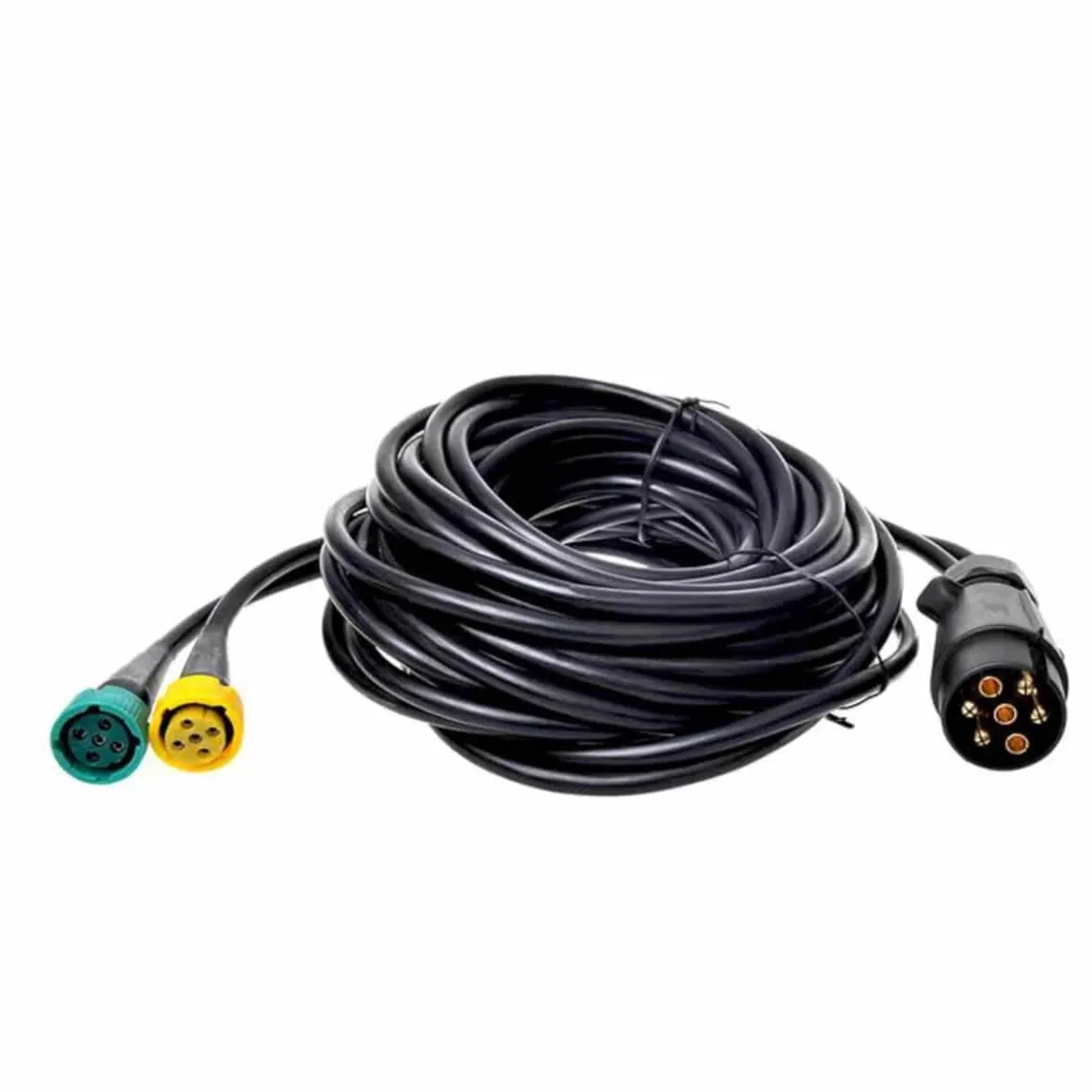 Kabelsatz-Zuleitung 7 m mit 7-poligem Stecker 2 x Bajonettanschluss,