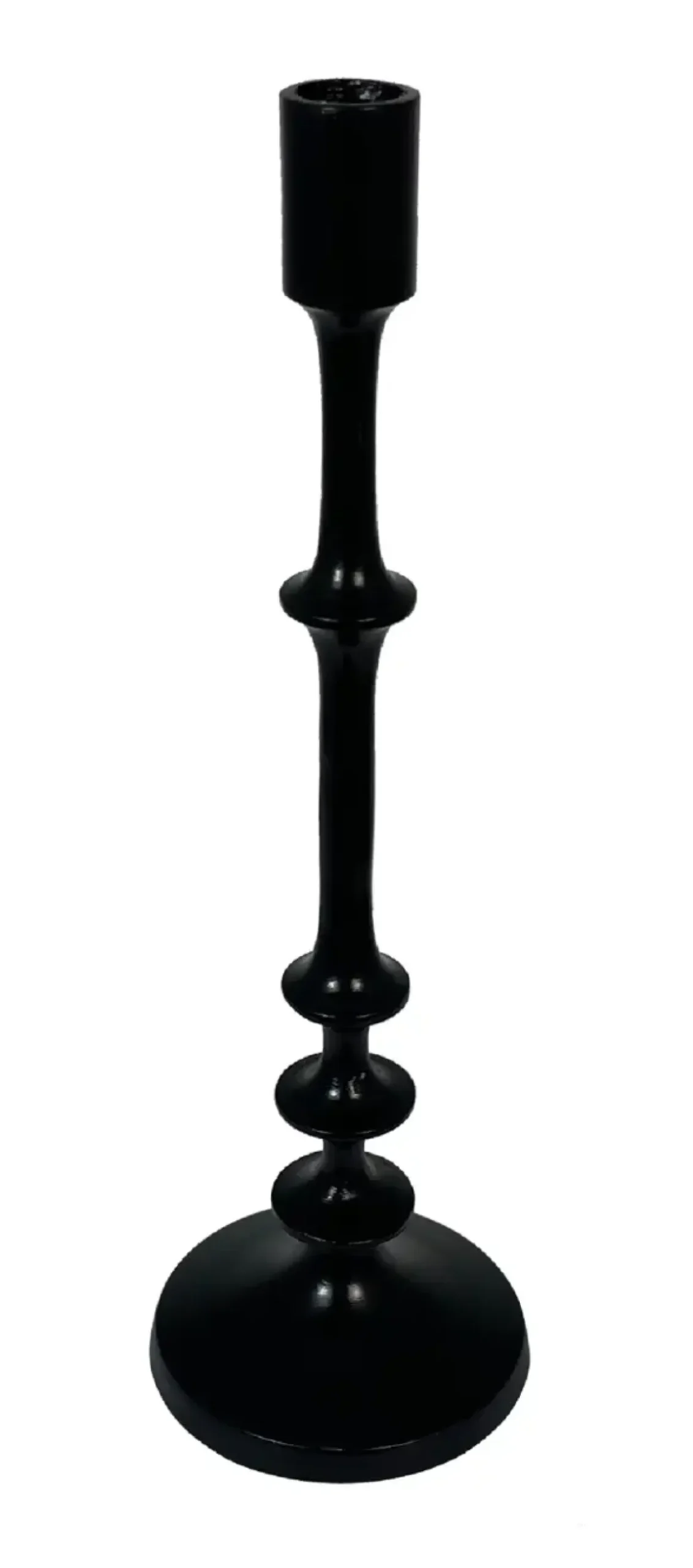 Kaheku Kerzenhalter Espada schwarz Ø11cm