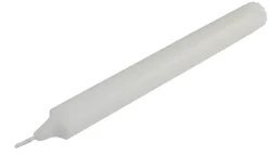 Kaheku Stabkerze Silea Stearin weiß  Ø2,2 cm H: 20 cm