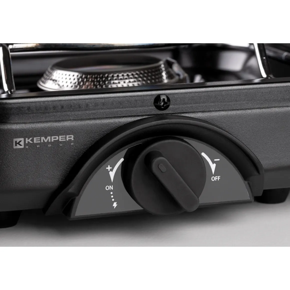 Kemper Campingkocher 2-flammiger Faltkocher in schwarz