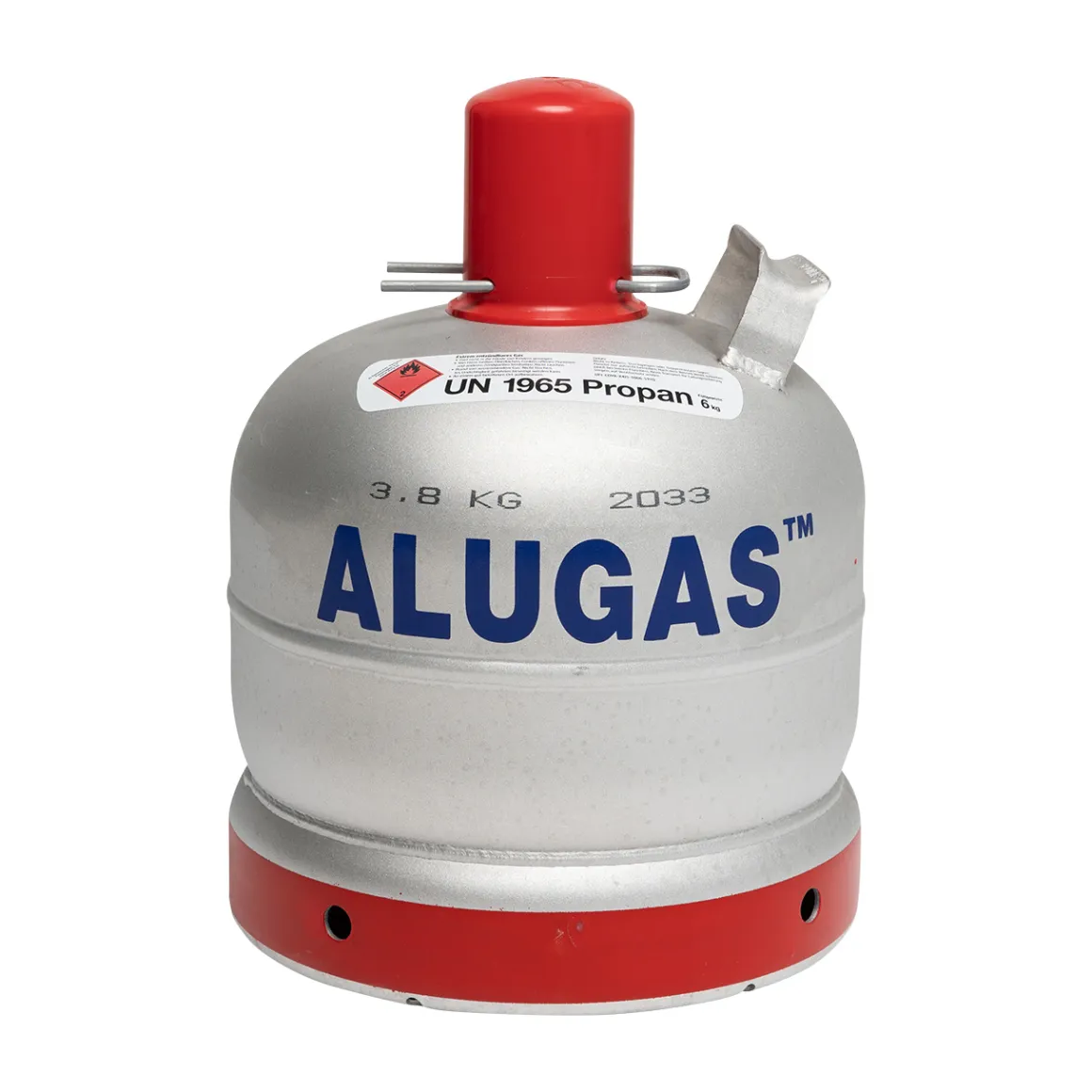 6 kg Alugas Propan Gasflasche gefüllt