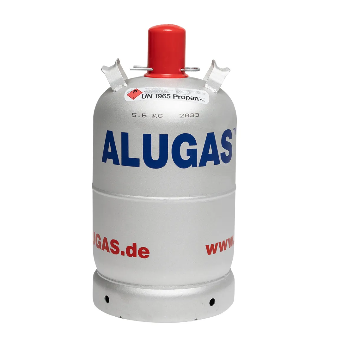11 kg Alugas Propangasflasche gefüllt