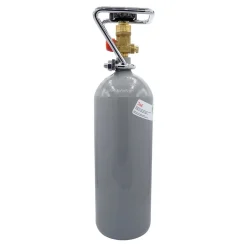2 kg CO2-Flasche gefüllt