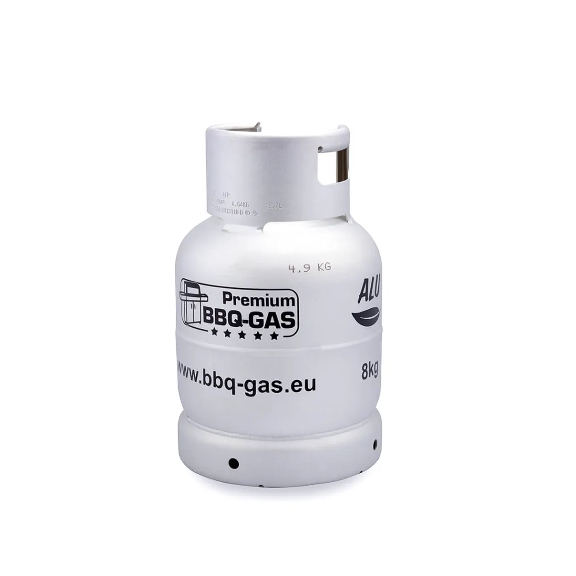 8 kg Premium Alu BBQ-GAS Flasche ungefüllt