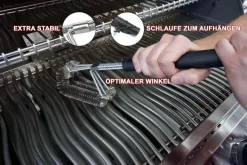 8 kg Premium BBQ Gas-Flasche mit Grill-Bürste & XXL Grill-Zange