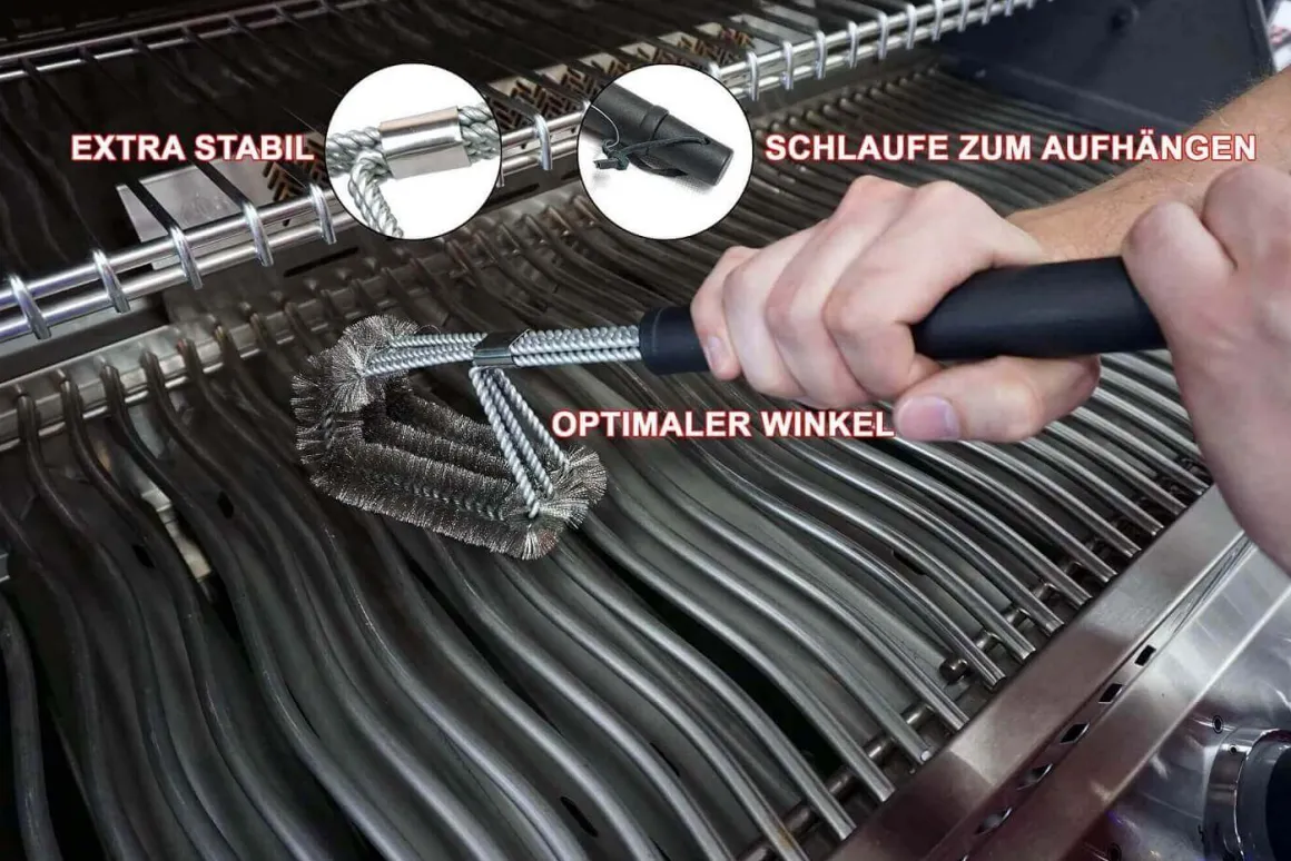 8 kg Premium BBQ Gas-Flasche mit Grill-Bürste & XXL Grill-Zange