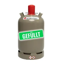 11 kg Propan-Gasflasche  gefüllt
