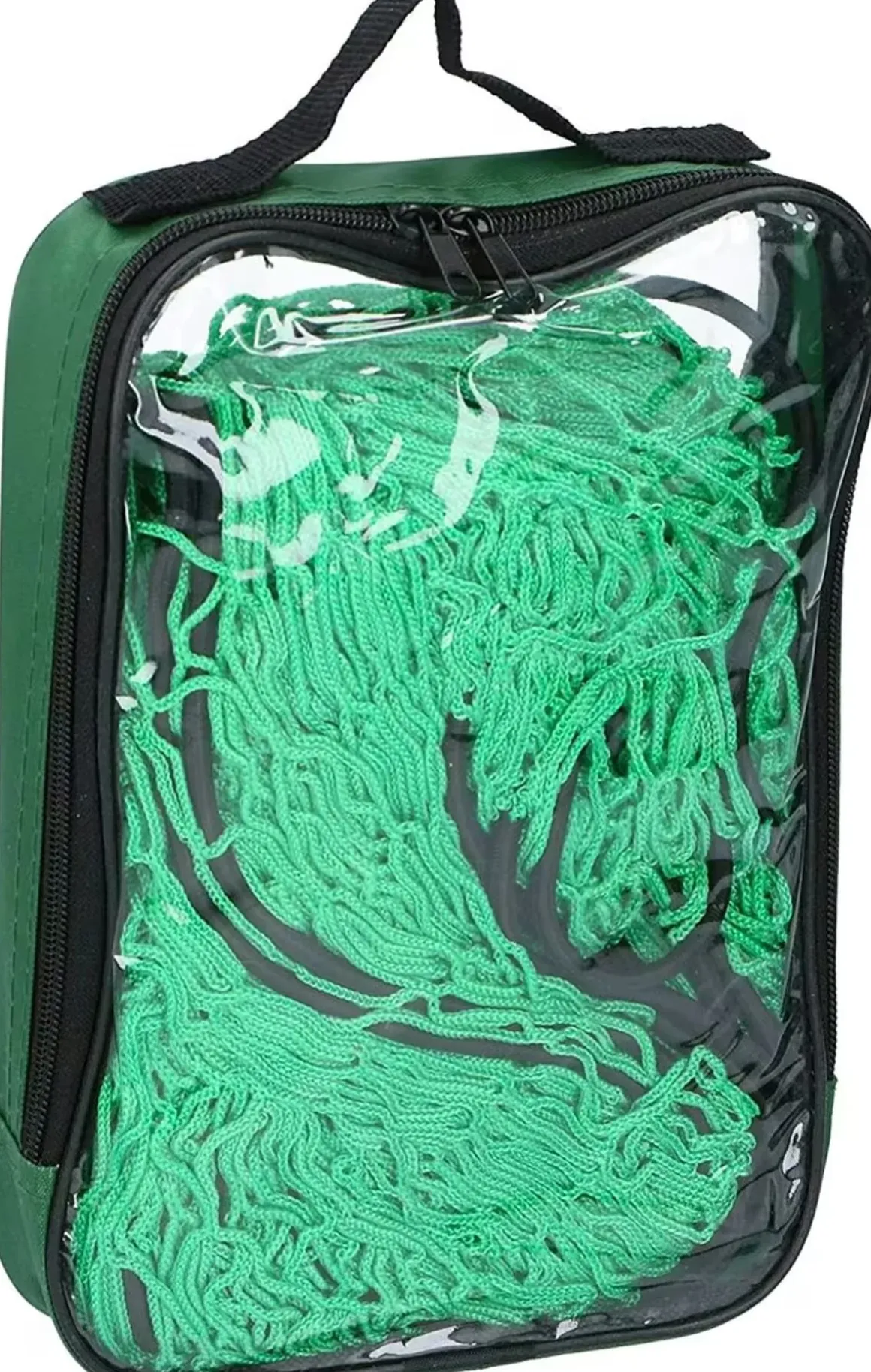 KINZO Anhängernetz 1,6×3m Ladungssicherungsnetz mit elastischem Gummizug Maschenweite 45mm